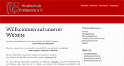 Desktop Screenshot of musikschule-freilassing.de