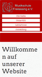 Mobile Screenshot of musikschule-freilassing.de