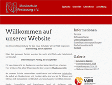 Tablet Screenshot of musikschule-freilassing.de